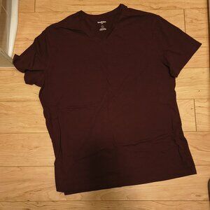 Crimson V-Neck Tee